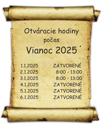 Otváracie hodiny počas Vianoc 2025