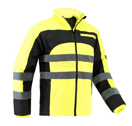 ALERTO-Zateplená bunda , čierno-žltá ALERTO-Zateplená bunda , čierno-žltá